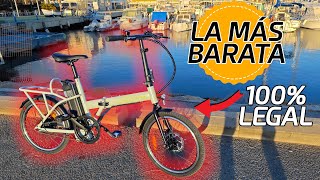 BICICLETA ELECTRICA BARATA 2024 ✅ HOMOLOGADA  Cecotec FLEXY opiniones [upl. by Gav]