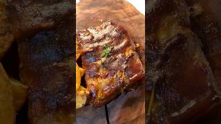 RECEITA COMPLETA DA COSTELA AO MOLHO BBQ  food receitas Shorts [upl. by Arley]