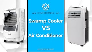 Swamp Cooler Vs Air Conditioner Which Portable Cooler Should you Buy [upl. by Barnum]