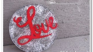 DIY Vellum Resin Love Coaster  Another Coaster Friday [upl. by Anora]