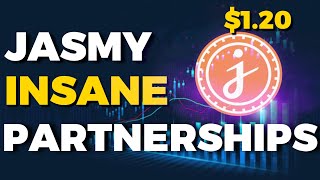 JASMY COIN ROAD TO 120  BULLISH PARTNERSHIPS jasmy [upl. by Xavler]