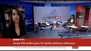 Noura Erakat Discusses Israels Planned Ground Invasion of Rafah on BBC [upl. by Siloum]