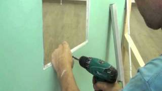 How To Fix A Removable Access Panel Into A Tiled Wall Finish F3 [upl. by Locke]