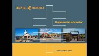 Essential Properties Realty Trust EPRT Q3 2024 Earnings Presentation [upl. by Ylluz]