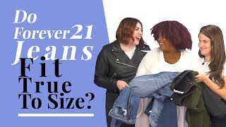 Do Forever 21 Jeans Fit True to Size [upl. by Dubois]