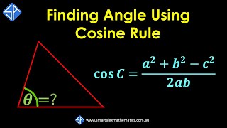 Finding Angle using Cosine Rule [upl. by Ariada]