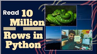 How to Read 10 Millions Rows or 1 GB CSV File in Python Jupyter Notebook python [upl. by Grant]