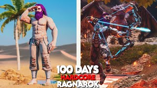 I Survived 100 Days of Hardcore Ark on Ragnarok Heres What Happened [upl. by Adnhoj]