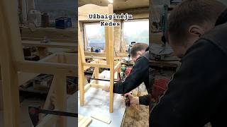 Kėdžių surinkimaswoodworking carpenter woodwork chair [upl. by Ynaiffit]