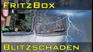 How To FritzBox 7390 BlitzschadenGewitterschaden Fix [upl. by Anpas]