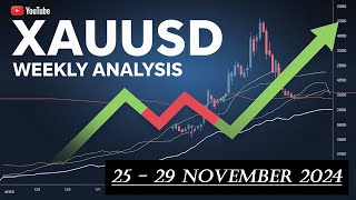 XAUUSD ANALYSIS WEEKLY 25  29 NOVEMBER 2024 [upl. by Schlessinger]