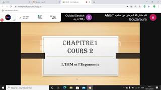 cours 2  lihm et lergonomie 3 eme license informatique Si amp Isil [upl. by Won]