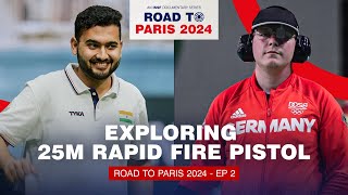 Olympic Shooting 25m Rapid Fire Pistol Overview  Road To Paris 2024 [upl. by Newby]