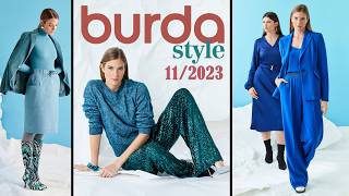 Burda 112023 Burda Magazine June wonderful collections Burda 11 2023 with technical drawings [upl. by Mcgill]