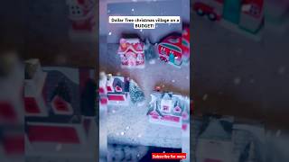 A DIY DOLLAR TREE christmas decorations 2024 idea for a winter village [upl. by Rufina]