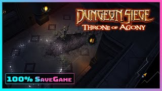 100 SaveGame 📥 Dungeon Siege Throne of Agony PSP  Max Level  Elite Mode Final Boss [upl. by Oakie]