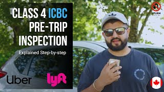 Class 4 ICBC PreTrip Inspection with English Subtitles  Uber amp Lyft [upl. by Gassman]