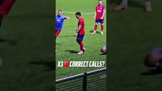 3 🟥😲 CORRECT CALLS redcard referee nonleague football [upl. by Anson62]