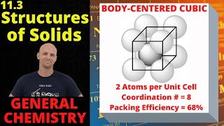 113 Structures of Solids  General Chemistry [upl. by Gignac]