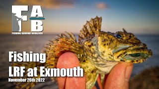 LRF Fishing at Exmouth  November 28th 2022 [upl. by Gaal]