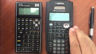 HP 35s vs TI 36X Pro Feature Comparison [upl. by Divadleahcim149]