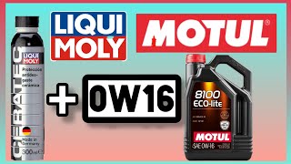 Liqui Moly CERATEC  Motul 0w16 prueba de viscosidad [upl. by Tanah]