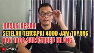 Cara mengembalikan 1000 Subscriber dan 4000 Jam tayang yang Hilang  DonGTO [upl. by Narhet]