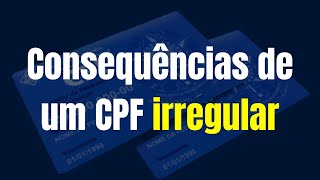 CPFs Irregulares na Receita Federal O Que Fazer e Como Consultar [upl. by Nahsaj]