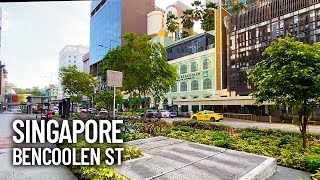 Walking from Bencoolen St to Istana Park in Singapore [upl. by Chance825]