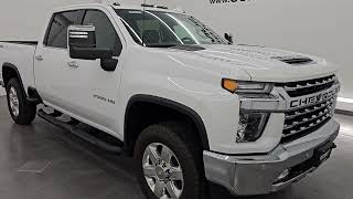 2023 CHEVROLET SILVERADO 2500 LTZ CREW SHORT GASSER SUMMIT WHITE 4K WALKAROUND 14960Z [upl. by Lanuk]