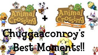 Animal Crossing New Leaf  New Leaf Welcome Amiibo Chuggaaconroys Best Moments [upl. by Hoover]