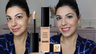 Lancome Teint Idole Ultra Wear All Over Concealer Review amp Demo [upl. by Tartaglia]