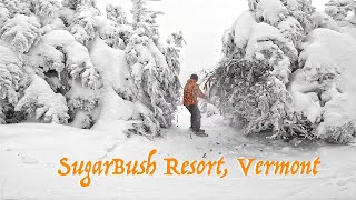 Snowboarding at Sugarbush Resort VT January 2024  Single Digit Temps Day 🥶 [upl. by Alil]