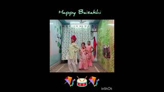 Baisakhi Dance video  Easy steps for kids  Happy Baisakhi to all dance baisakhi trending [upl. by Burrow]