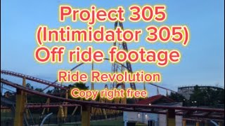 Project 305 Intimidator 305 off ride footage [upl. by Aelyak]