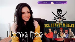 Music student reacts to HomeFreeGuys  Sea Shanty Medley  Im going to the concert [upl. by Ralip613]