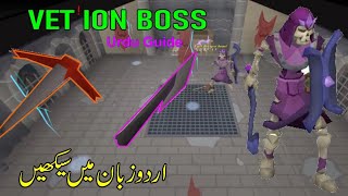 Vetion Kill Guide Osrs  Wilderness Boss [upl. by Esil]