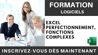 Formation Excel Perfectionnement Fonctions complexes [upl. by Enidan635]