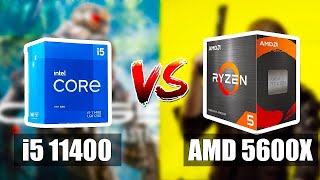 i5 11400 vs Ryzen 5600X  Большое Сравнение [upl. by Hgielanna]