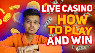 Live casino in India  HOW to PLAY and WIN [upl. by Cordey]