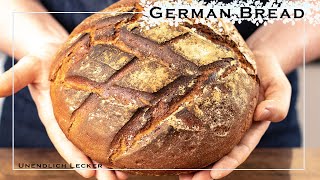 Deutsches Bauerbrot  Originalrezept  Unendlich lecker [upl. by Yazbak]