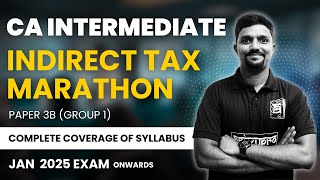 Indirect Tax Marathon for CA Inter  GST Revision in English  Taxation  CA Vikas [upl. by Eckart]