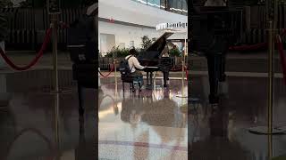 Guy playing piano at airport [upl. by Blus]