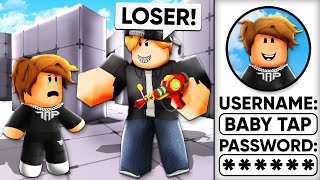 BABY TAP Got BULLIED So I Logged Into His ACCOUNT Roblox Rivals [upl. by Berkin228]