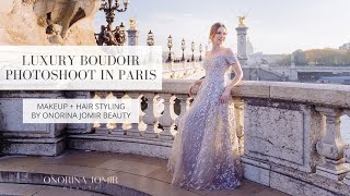 Makeup  Hair Styling by Onorina Jomir for Paris Boudoir Photography Promo Video  Zen Film Works [upl. by Ichabod]