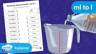 Converting Millilitres to Litres [upl. by Annah48]