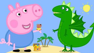 Giant Georges Bedtime Story 📖  Peppa Pig Official Full Episodes [upl. by Rola]