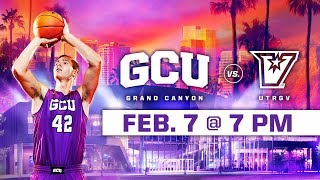 GCU Mens Basketball vs UTRGV Feb 7 2019 [upl. by Hadeehuat]