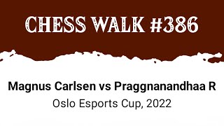 Magnus Carlsen vs Rameshbabu Praggnanandhaa • Oslo Esports Cup 2022 [upl. by Patrizius]