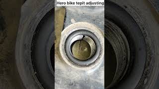 Hero bike tepit adjusting 🤨 [upl. by Alger]